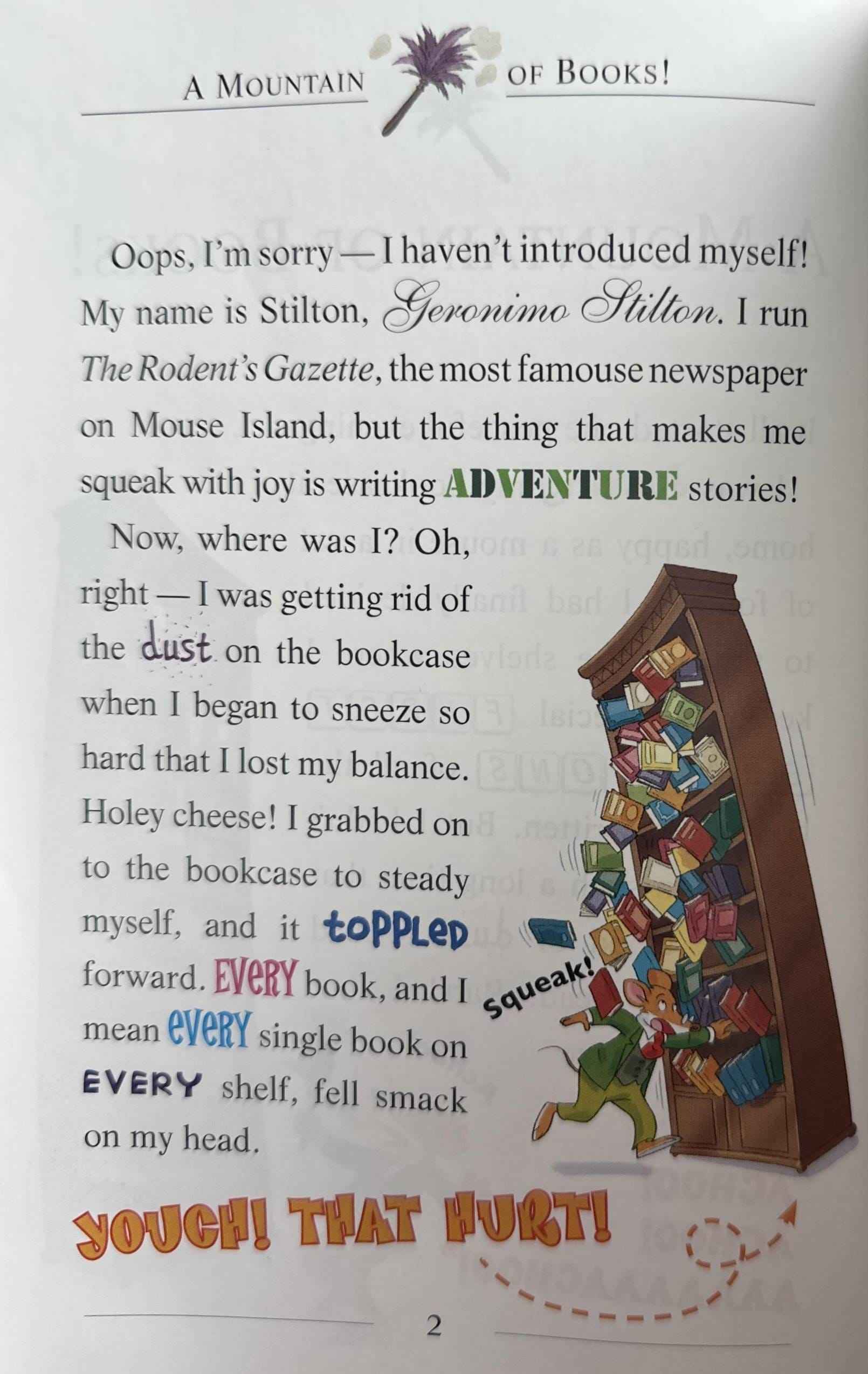 Geronimo Stilton Special Edition #3 The Hunt For The Golden Book