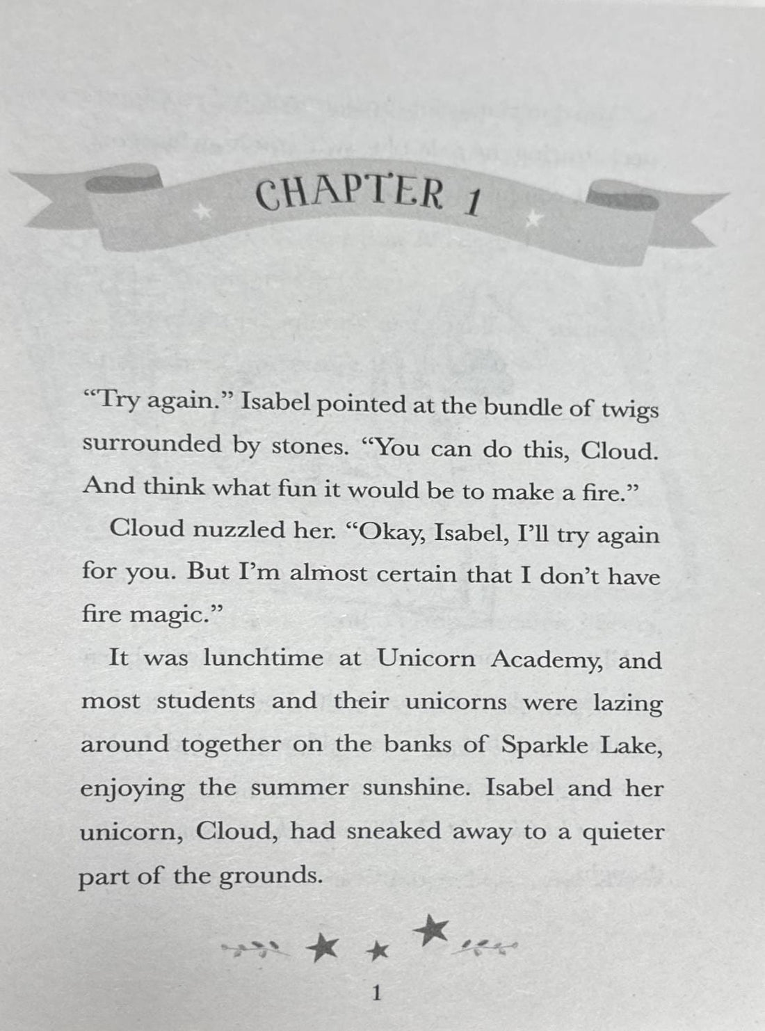 Unicorn Academy #4 Isabel and Cloud
