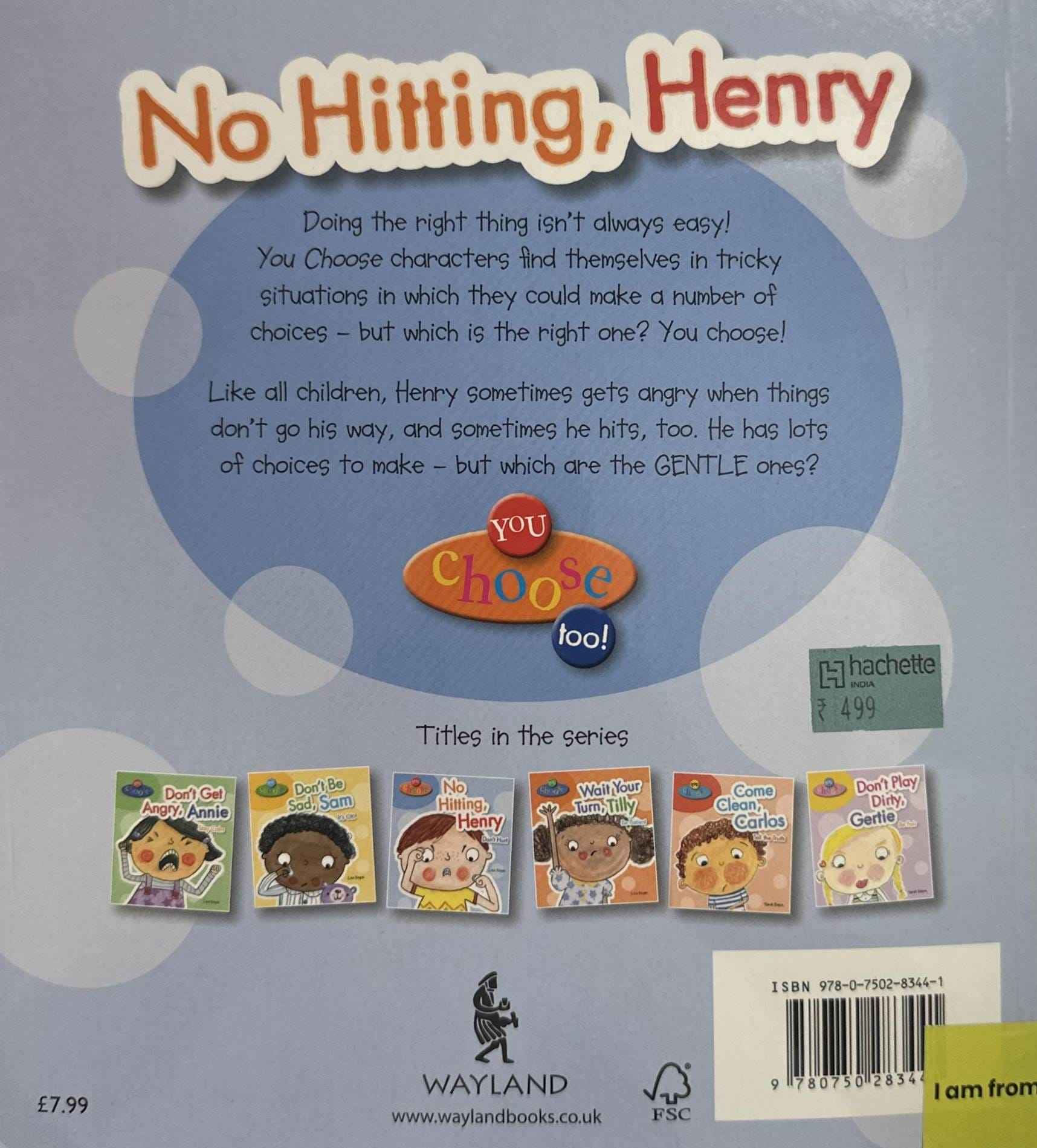 You Choose: No Hitting, Henry Don't Hurt