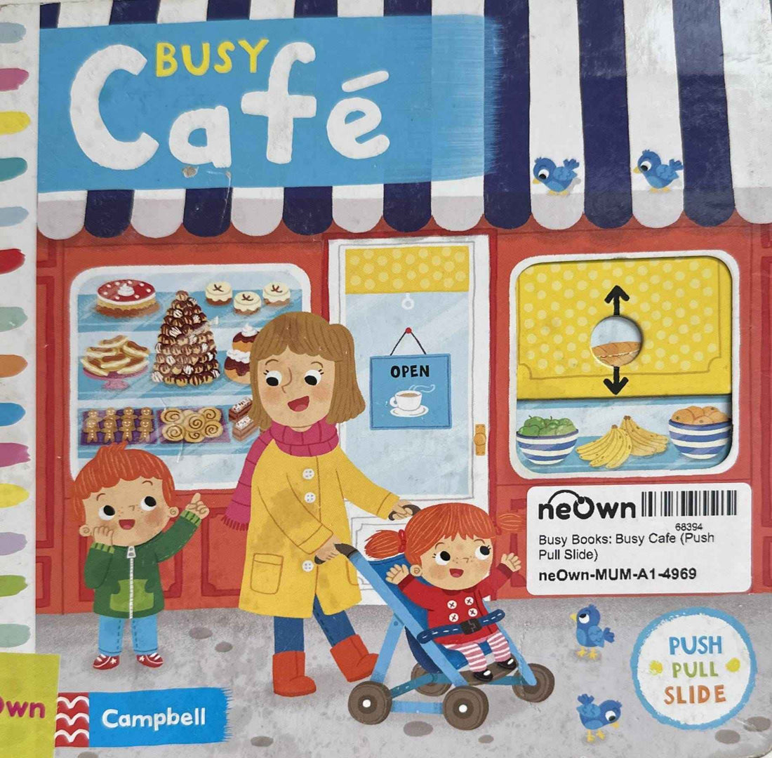 Busy Books: Busy Cafe (Push Pull Slide)