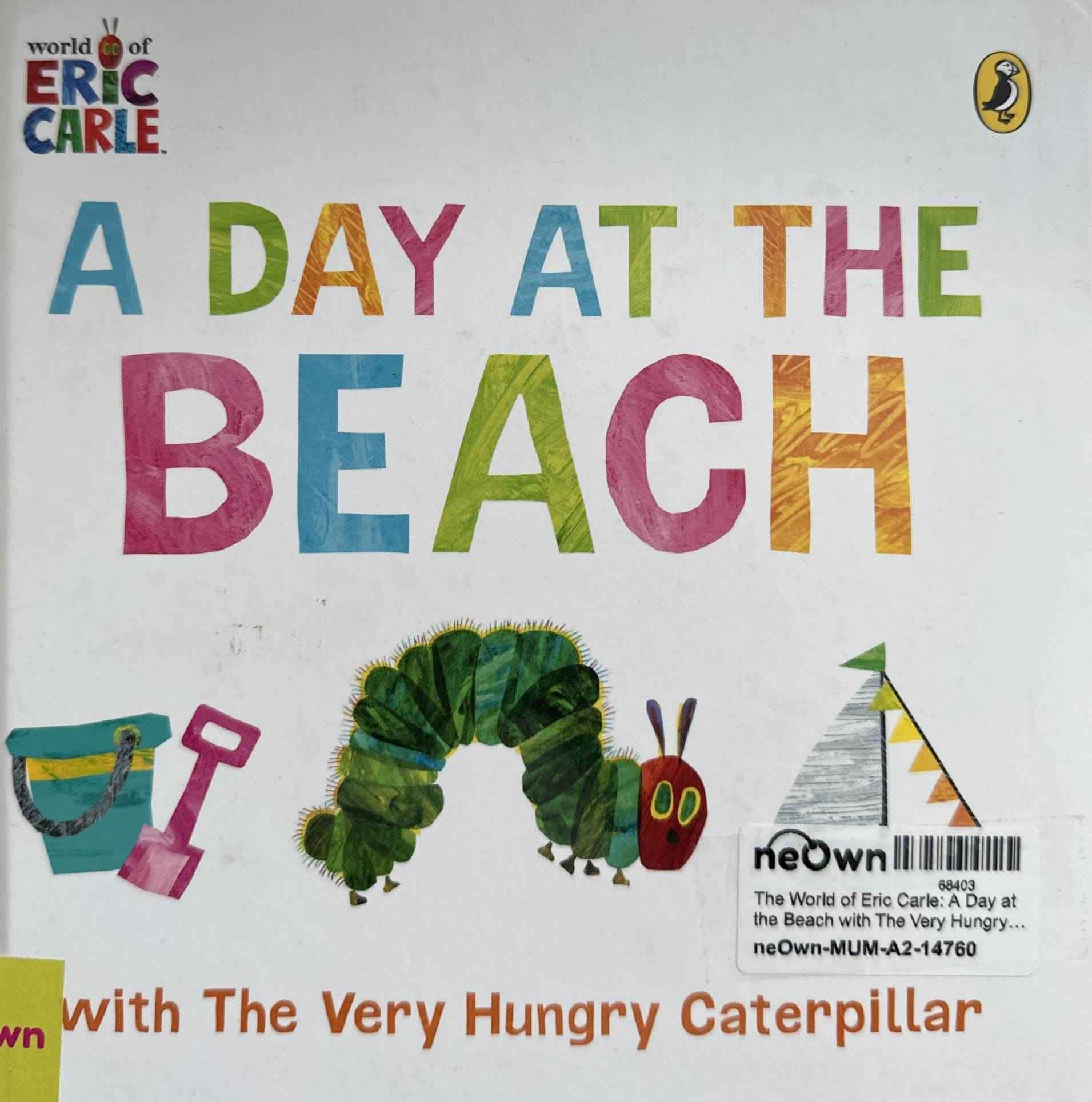 The World of Eric Carle: A Day at the Beach with The Very Hungry Caterpillar (Tabbed Board Book)