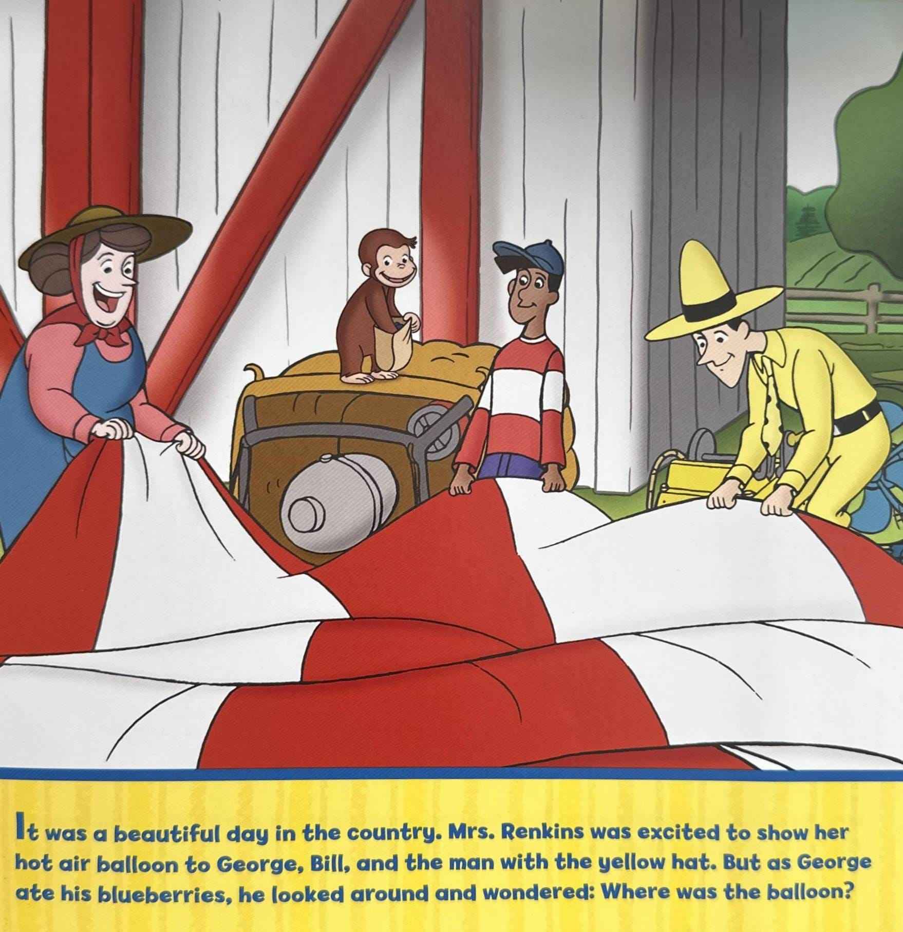 Curious George: Curious George Up, Up, and Away (Curious About Air Currents)