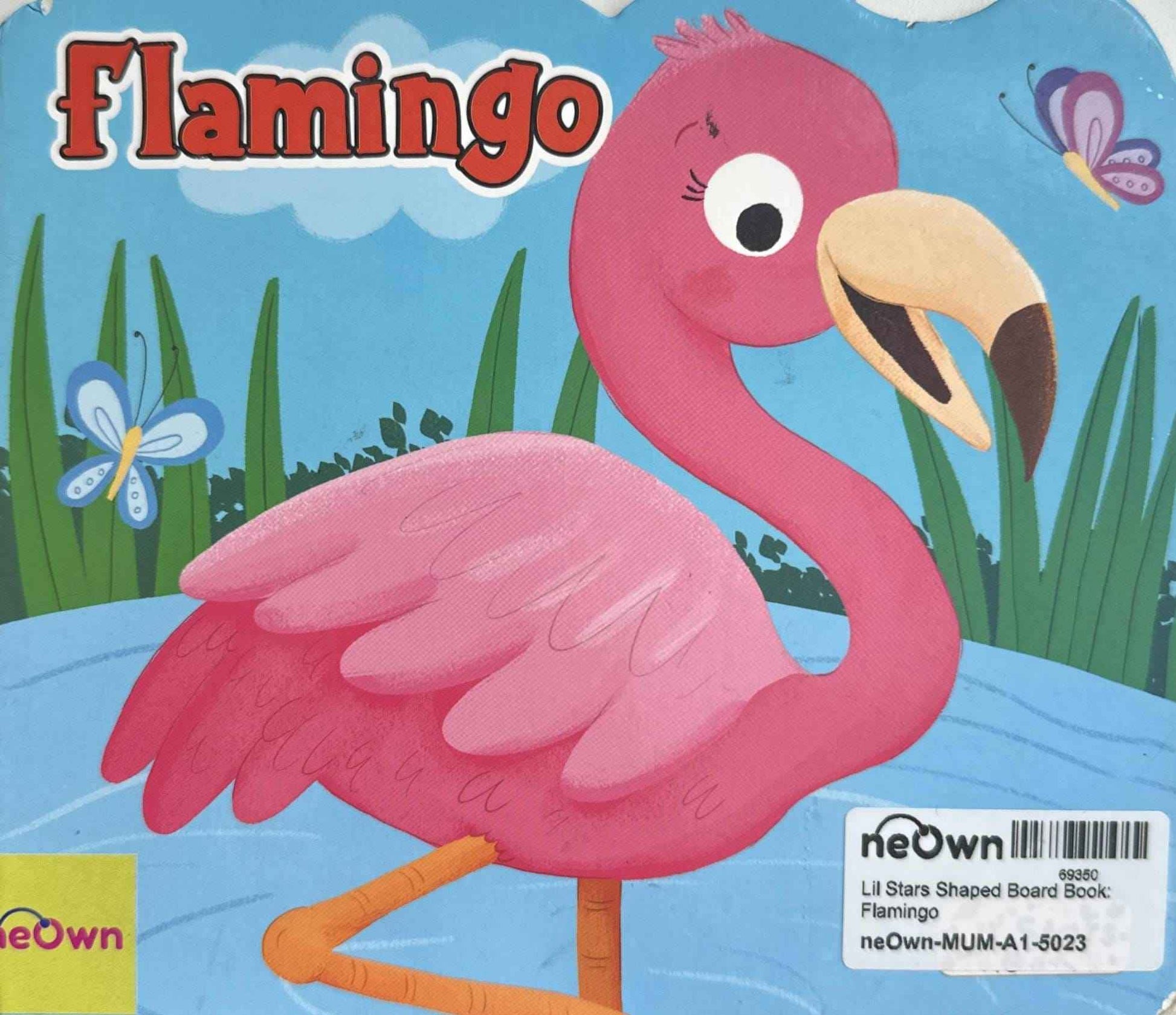 Lil Stars Shaped Board Book: Flamingo