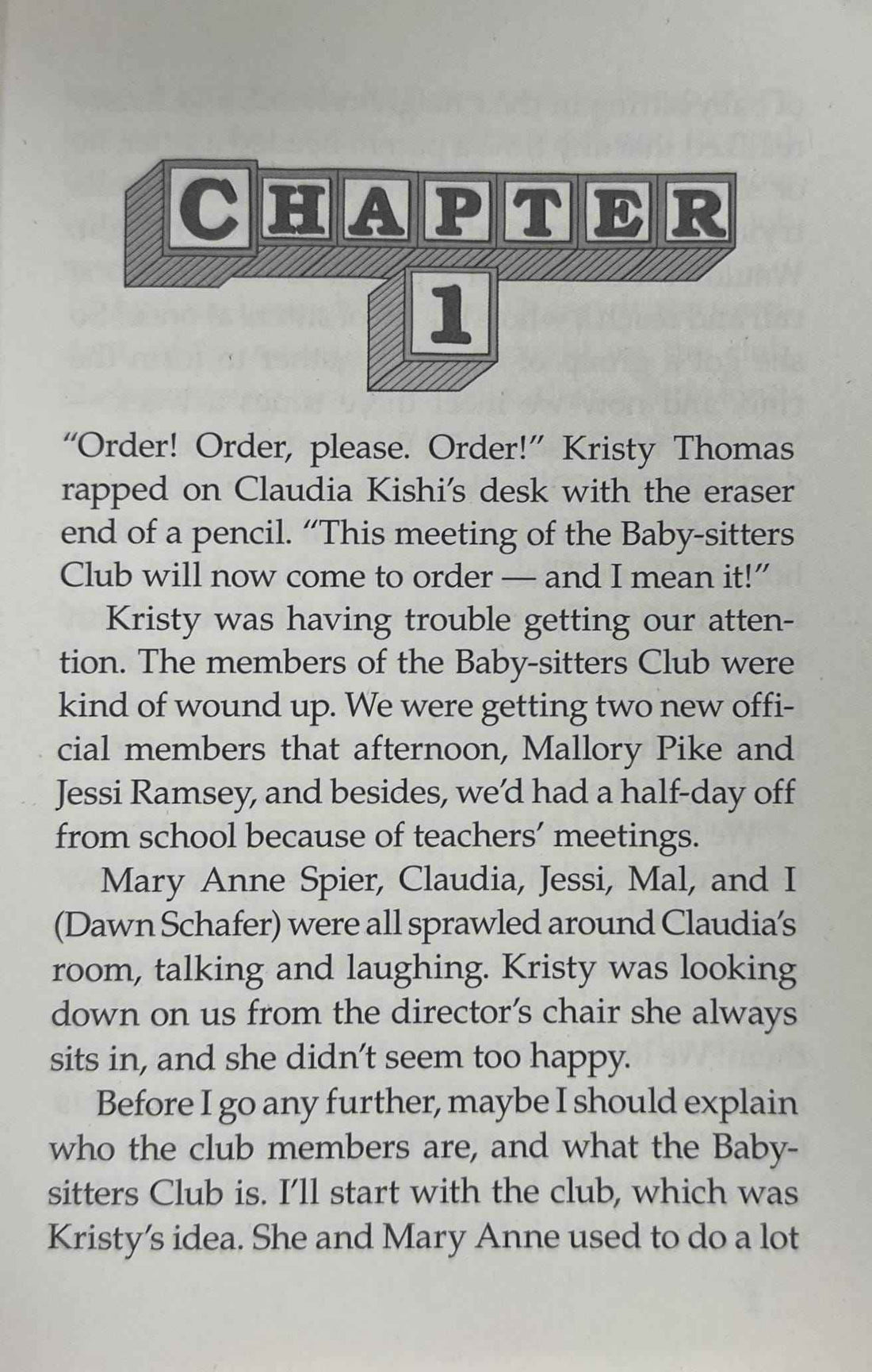 The Baby-Sitters Club #15 Little Miss Stoneybook... and Dawn