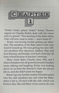 The Baby-Sitters Club #15 Little Miss Stoneybook... and Dawn