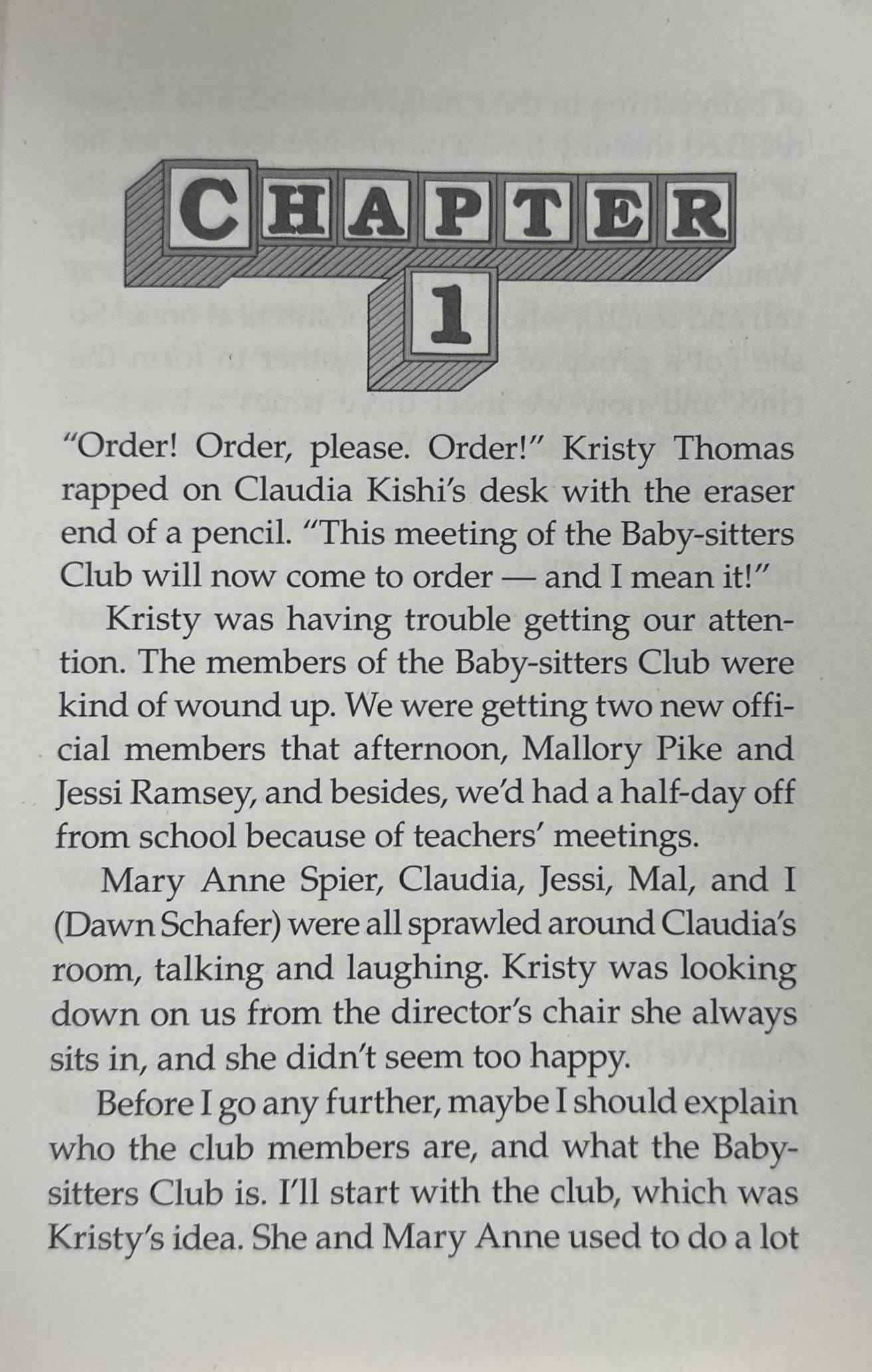 The Baby-Sitters Club #15 Little Miss Stoneybook... and Dawn