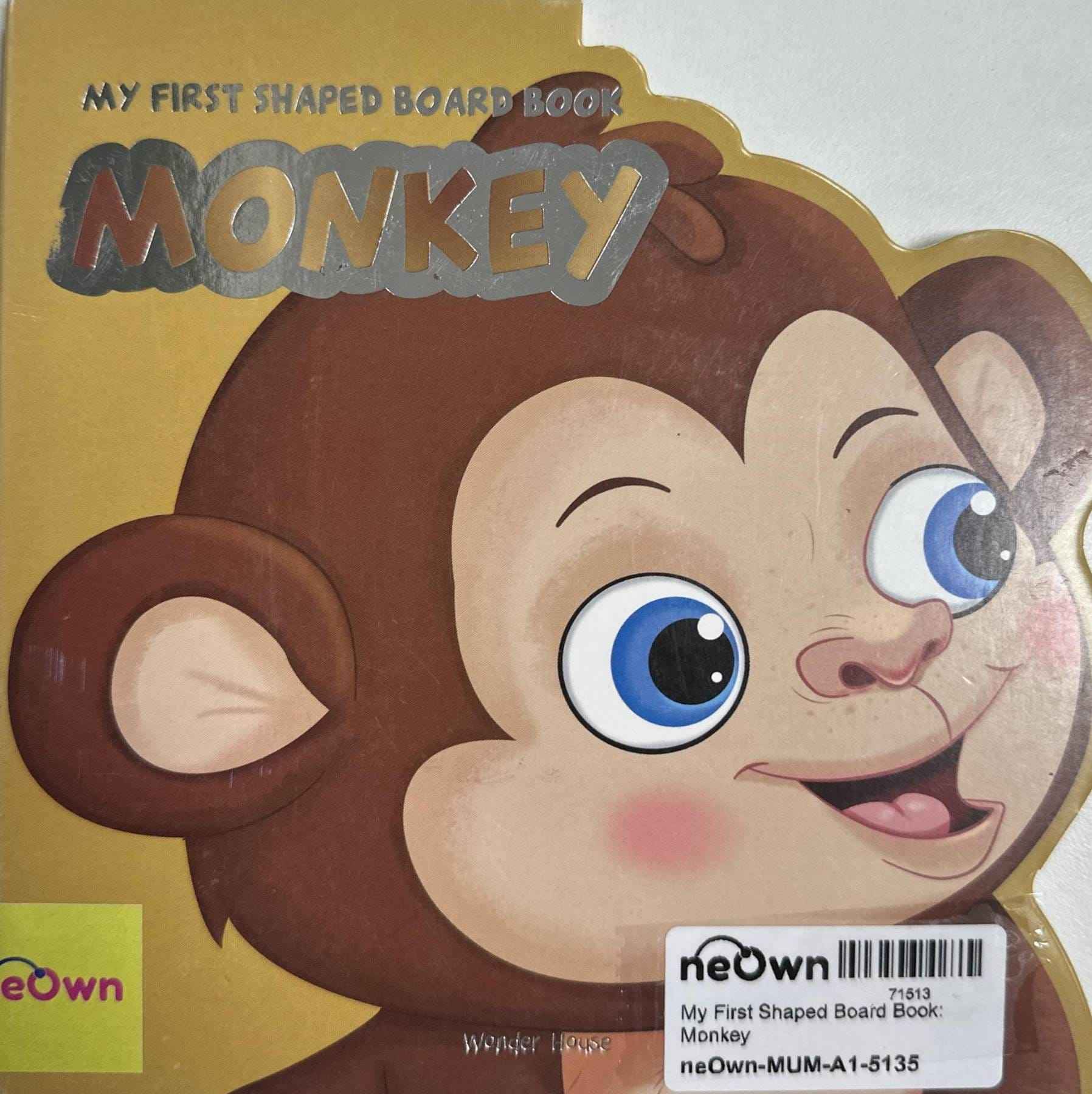 My First Shaped Board Book: Monkey