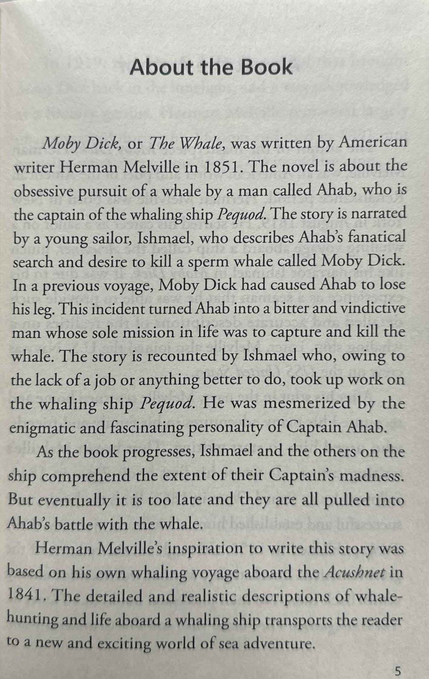 Illustrated Classics: Moby Dick