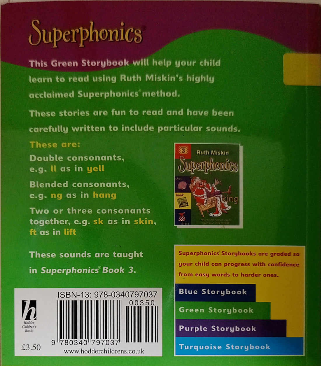 Ruth Miskin's Superphonics Green Storybook: Fiona Fusspot