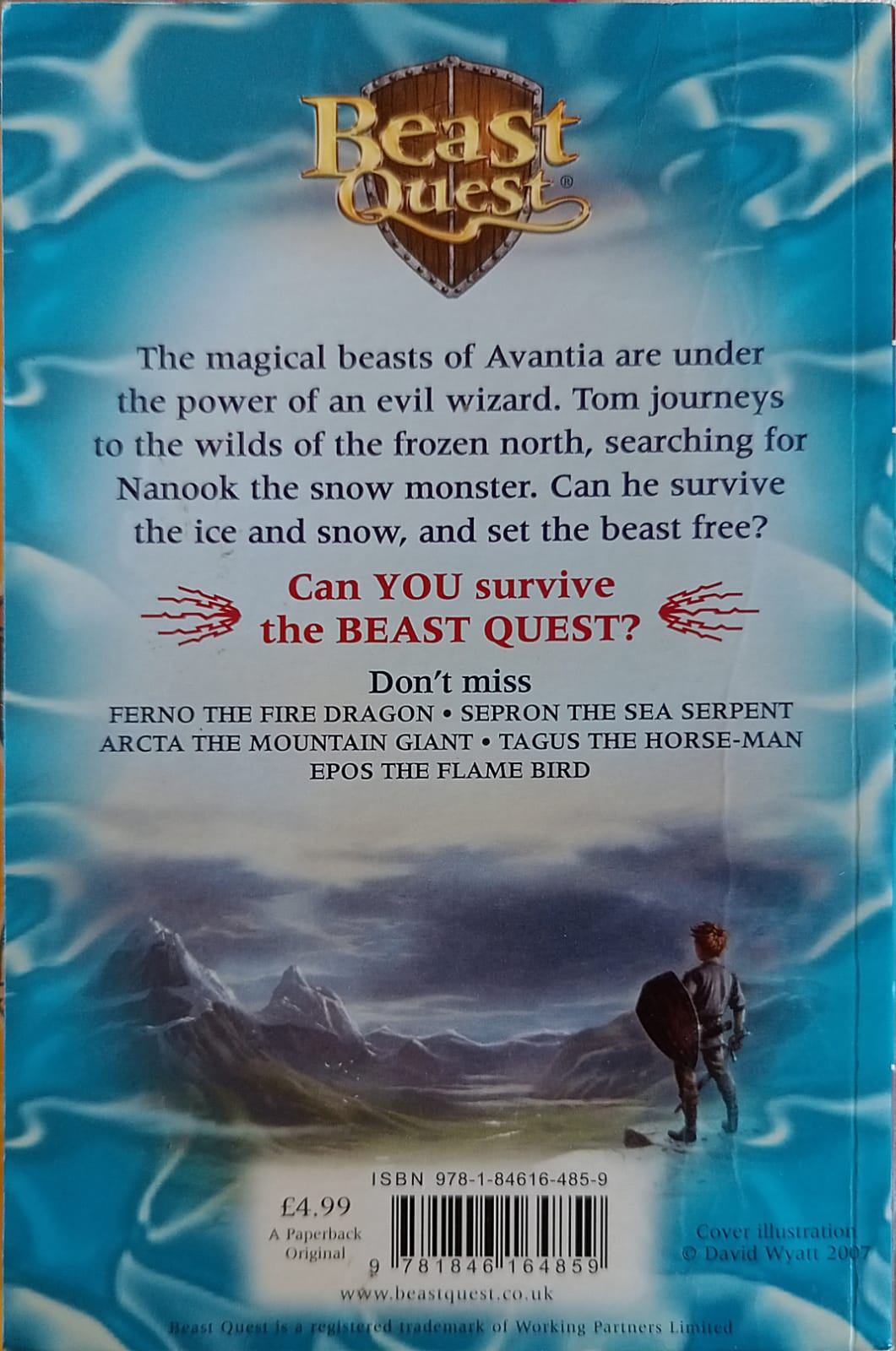 Beast Quest #5 Nanook the Snow Monster