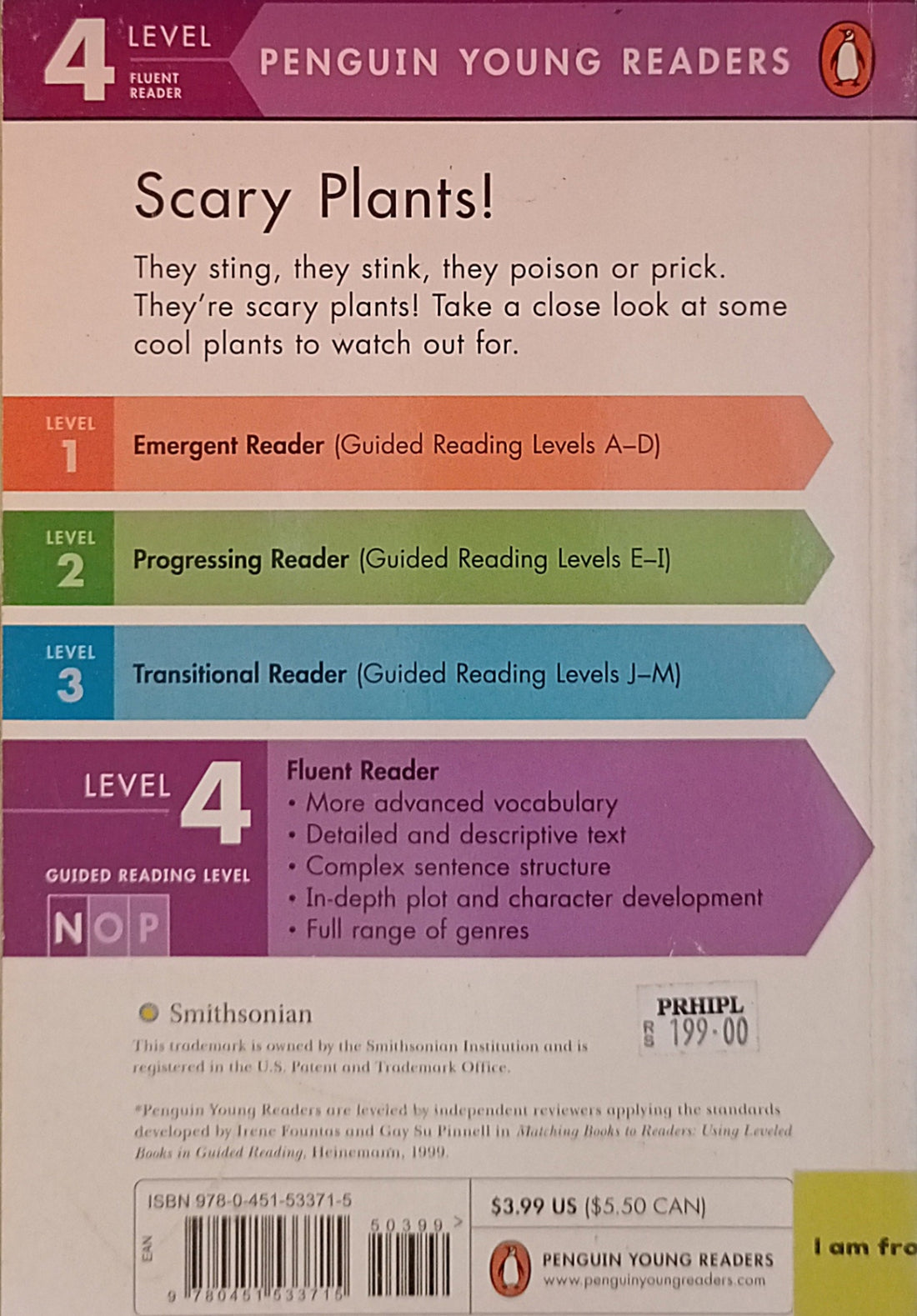 Penguin Young Readers Level 4: Scary Planets! (Smithsonian)