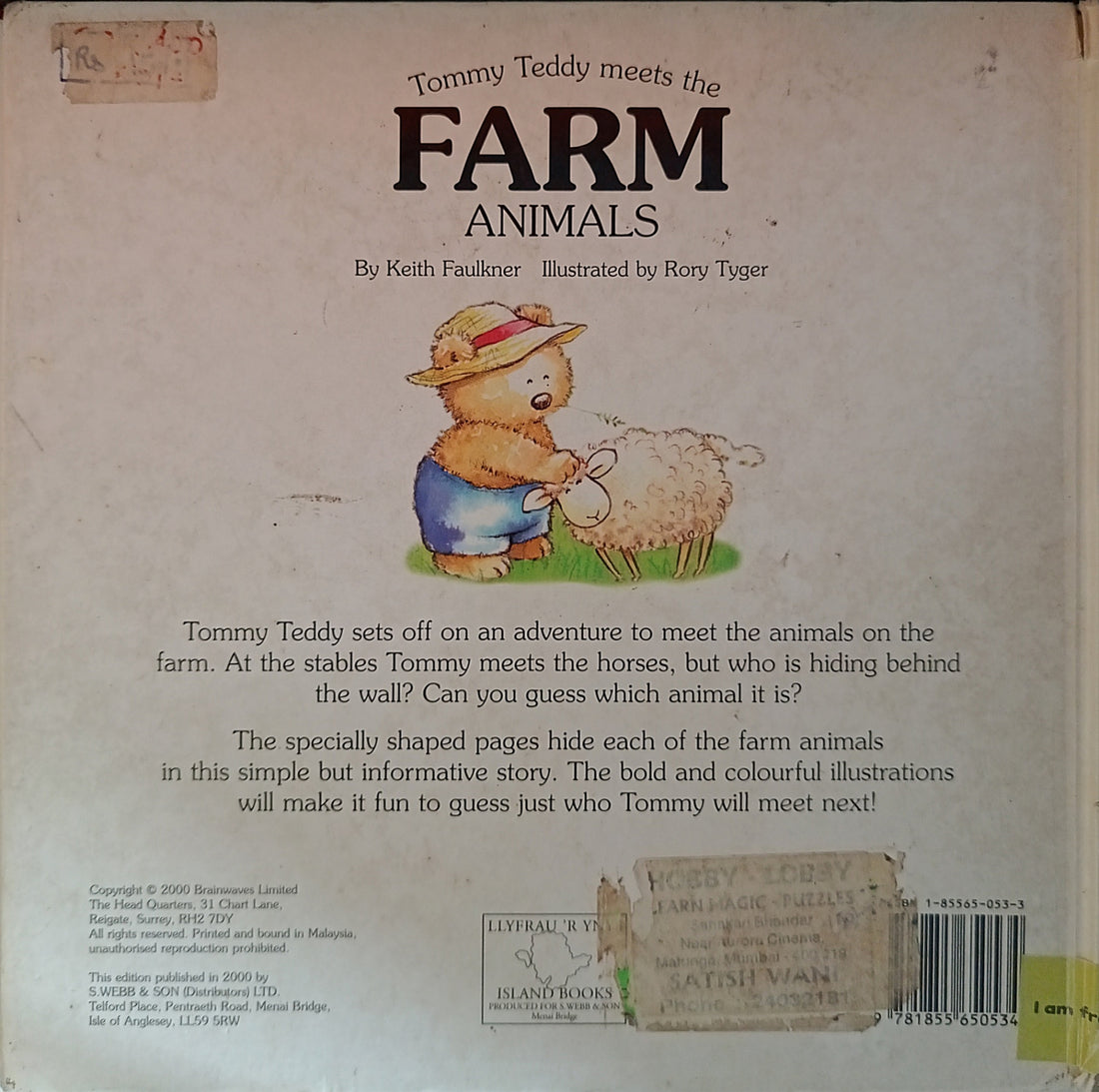 Tommy Teddy meets the Farm Animals