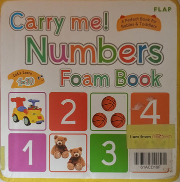 Carry me! Numbers Foam Book