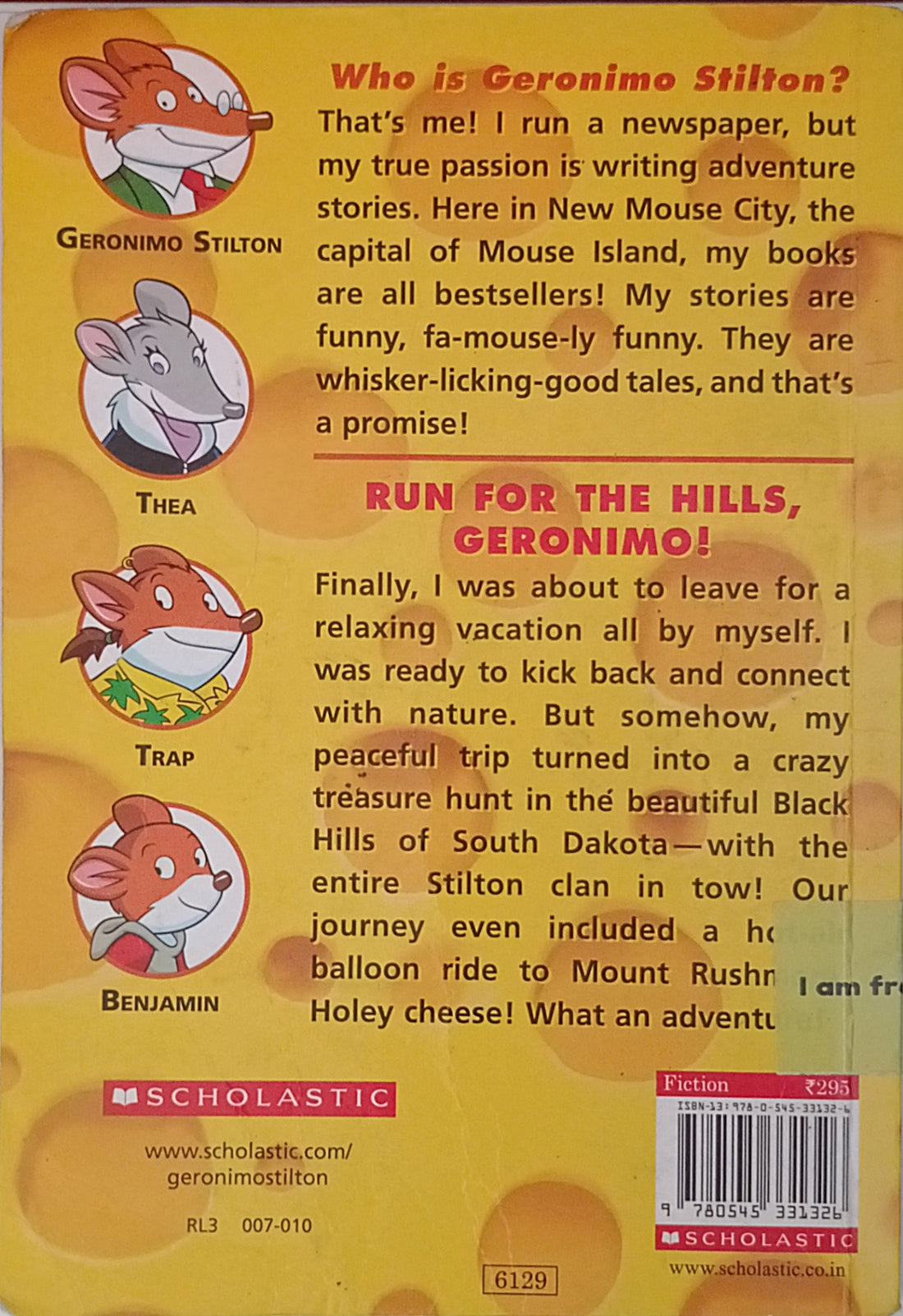 Geronimo Stilton #47 Run for the Hills, Geronimo!