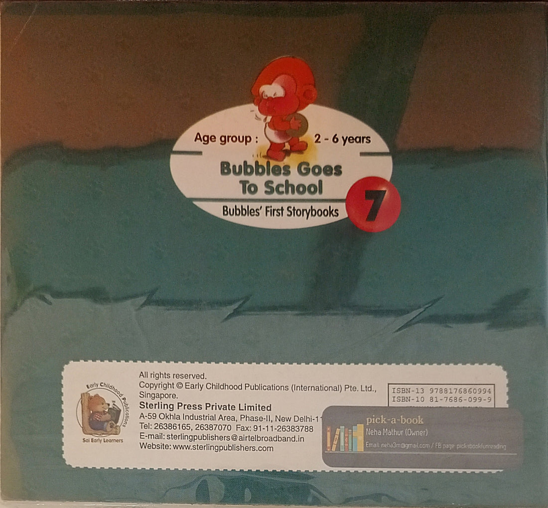 Bubbles' First Storybooks: Bubbles Goes to School