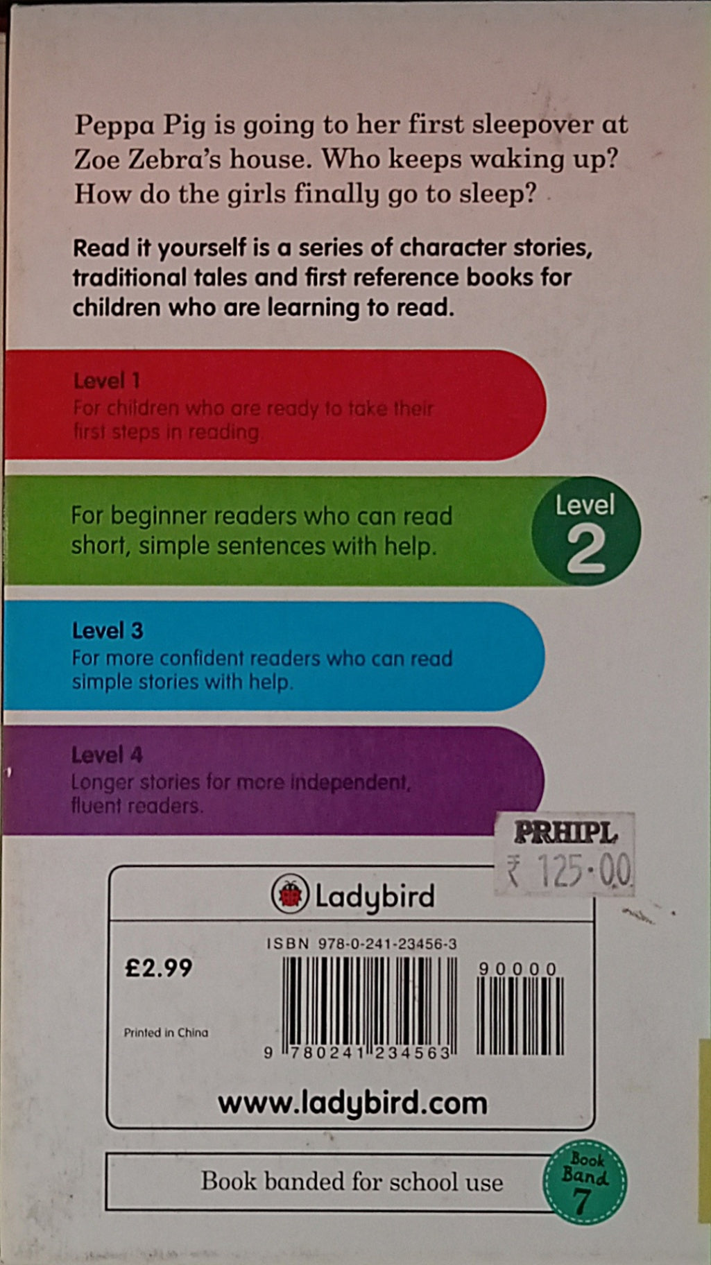 Read it Yourself with Ladybird Level 2: Peppa Pig First Sleepover