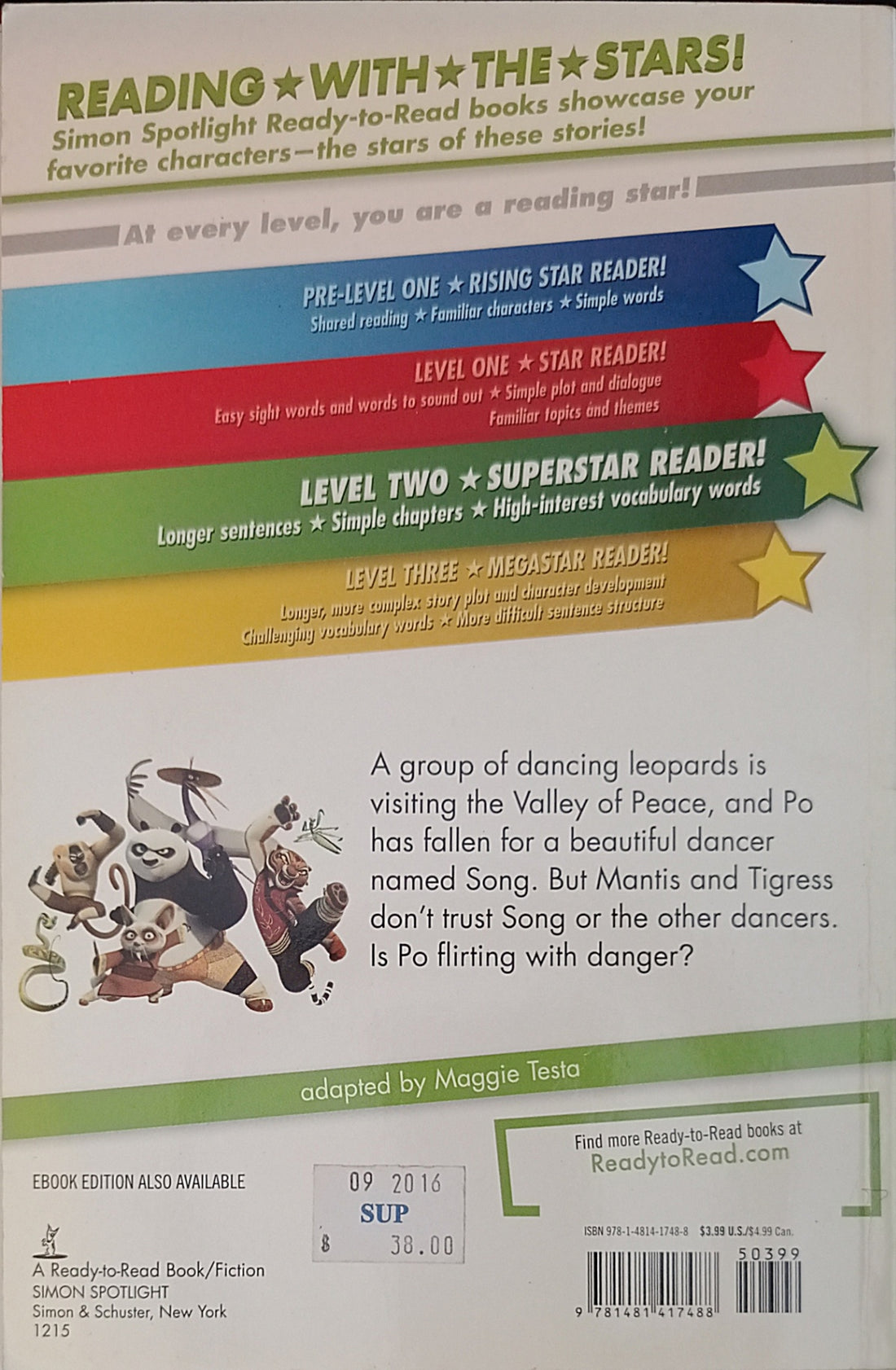 Ready to Read Level 2: Kung Fu Panda Legends of Awesomeness