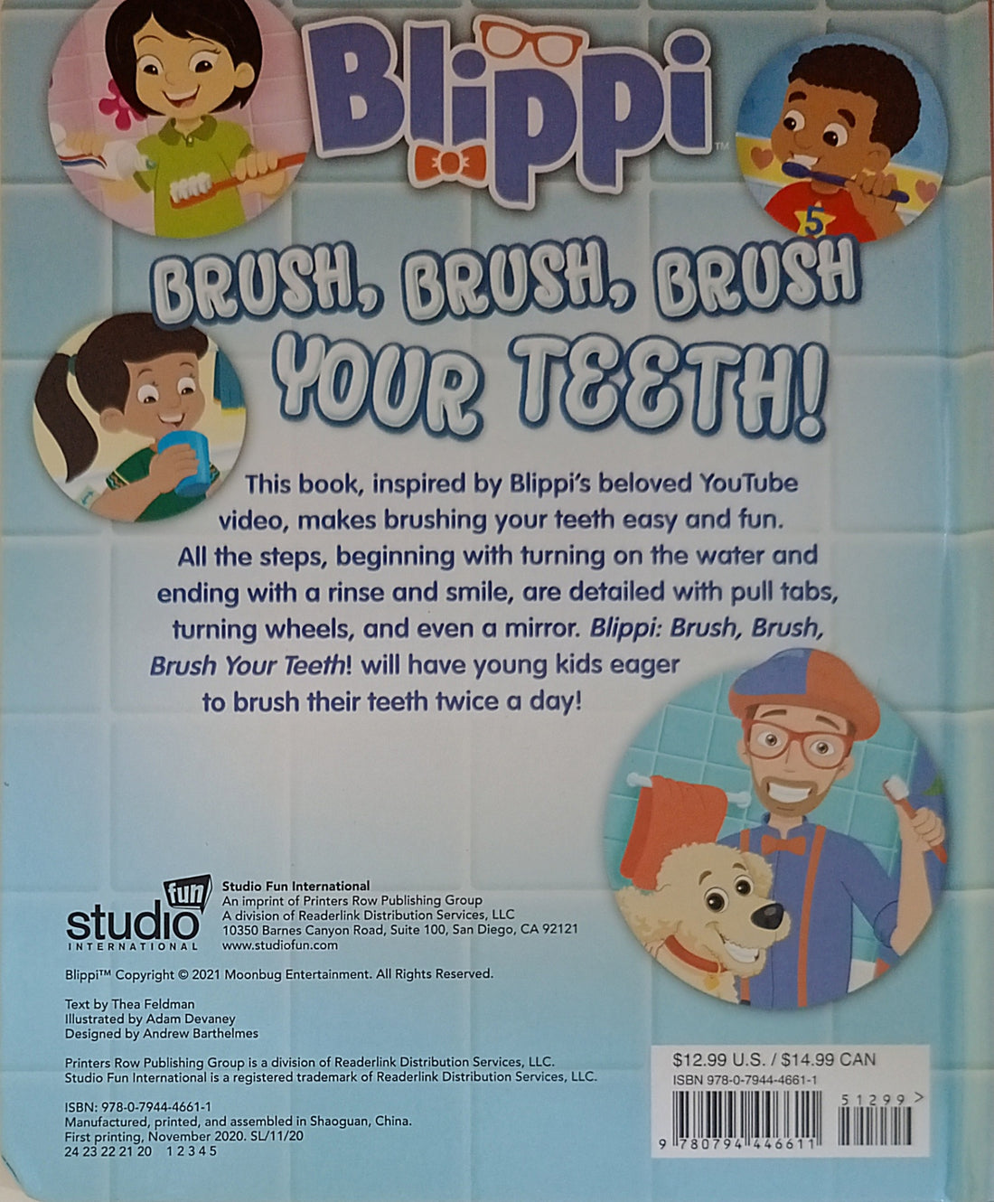 Blippi: Blippi Brush, Brush, Brush Your Teeth!