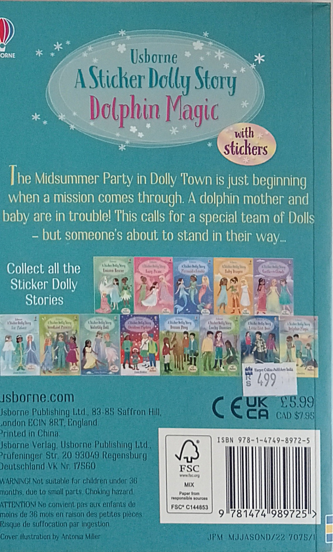 A Sticker Dolly Story: Dolphin Magic