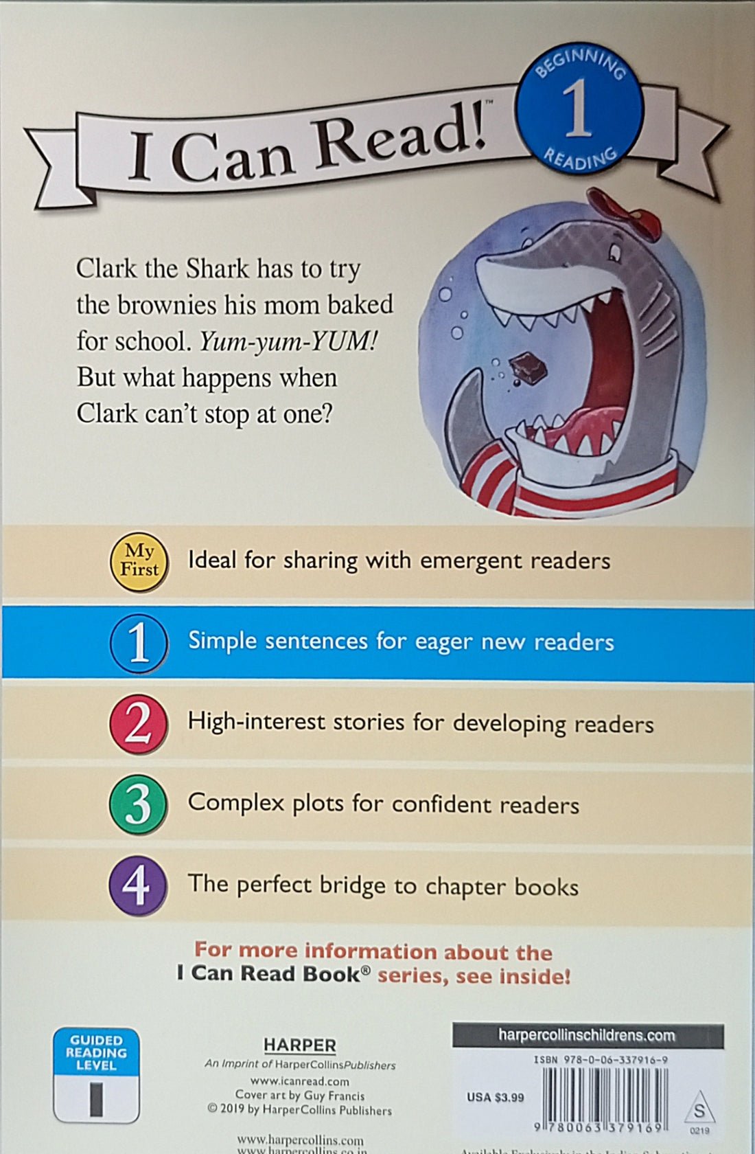 I Can Read! Level 1: Clark the Shark Too Many Treats