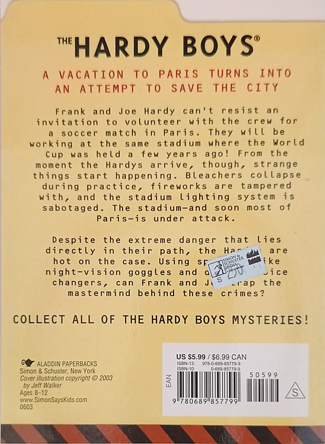The Hardy Boys #179 Passport to Danger
