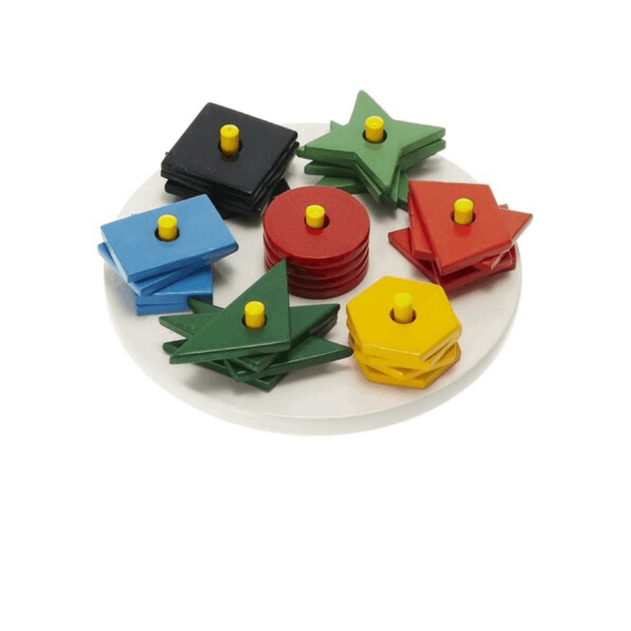 Pattern Shape Stacker Shape Sorting Stacker