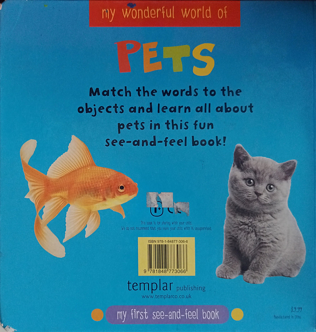 My First See-and-Feel Book: My Wonderful World of Pets
