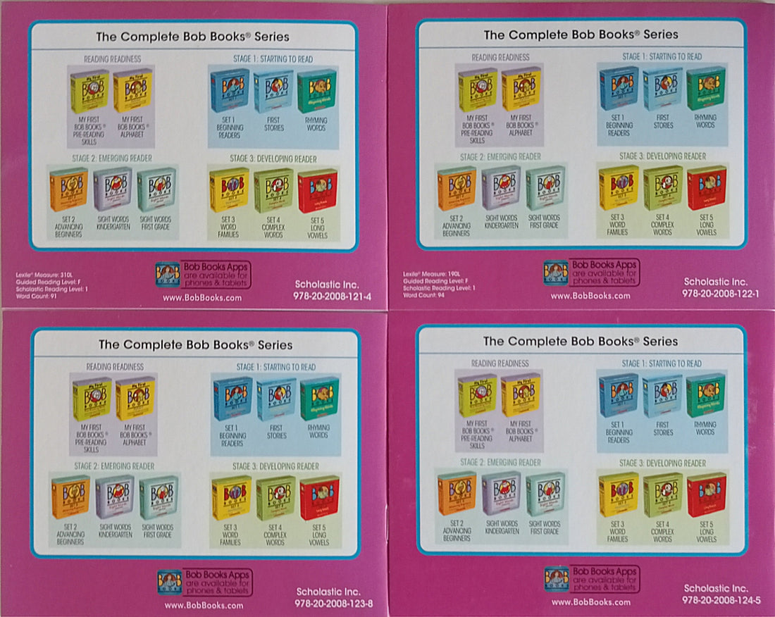 Bob Books Set 3 (Purple) Vol.7,8,9,10