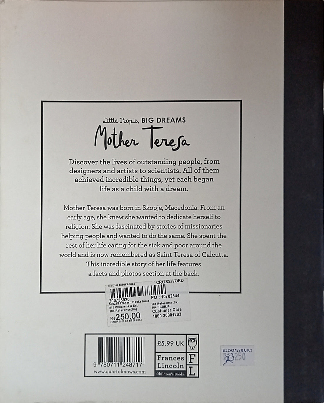 Little People, Big Dreams: Mother Teresa