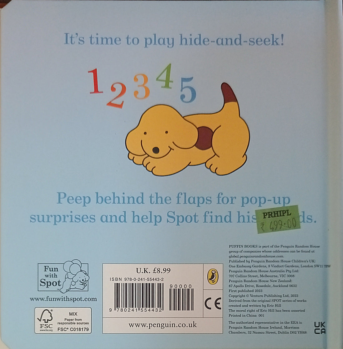 Spot: Spot's Hide and Seek (A Lift-the-Flap Pop-Up Book)