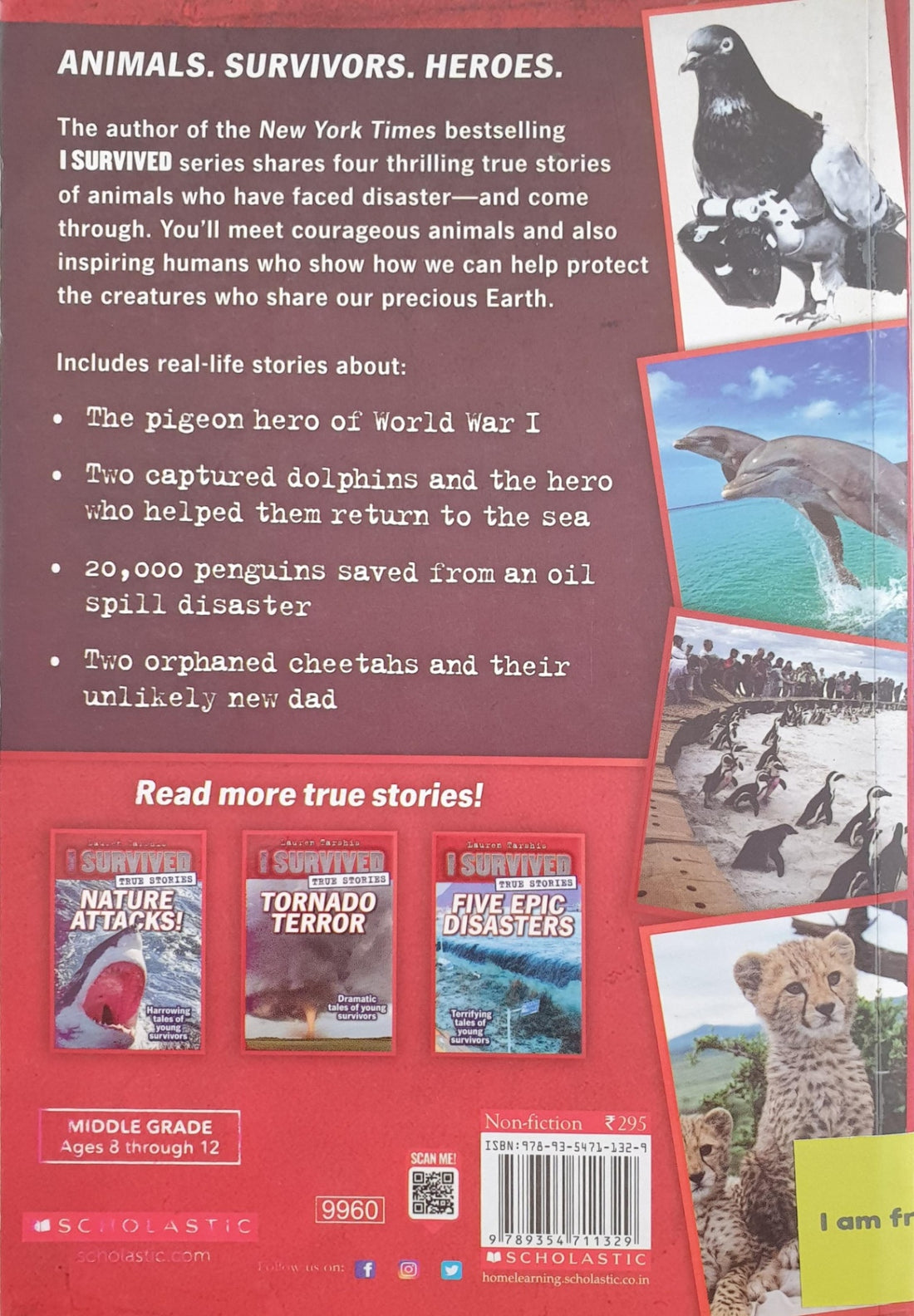 I Survived True Stories #5 Courageous Creatures and the Humans Who Help Them