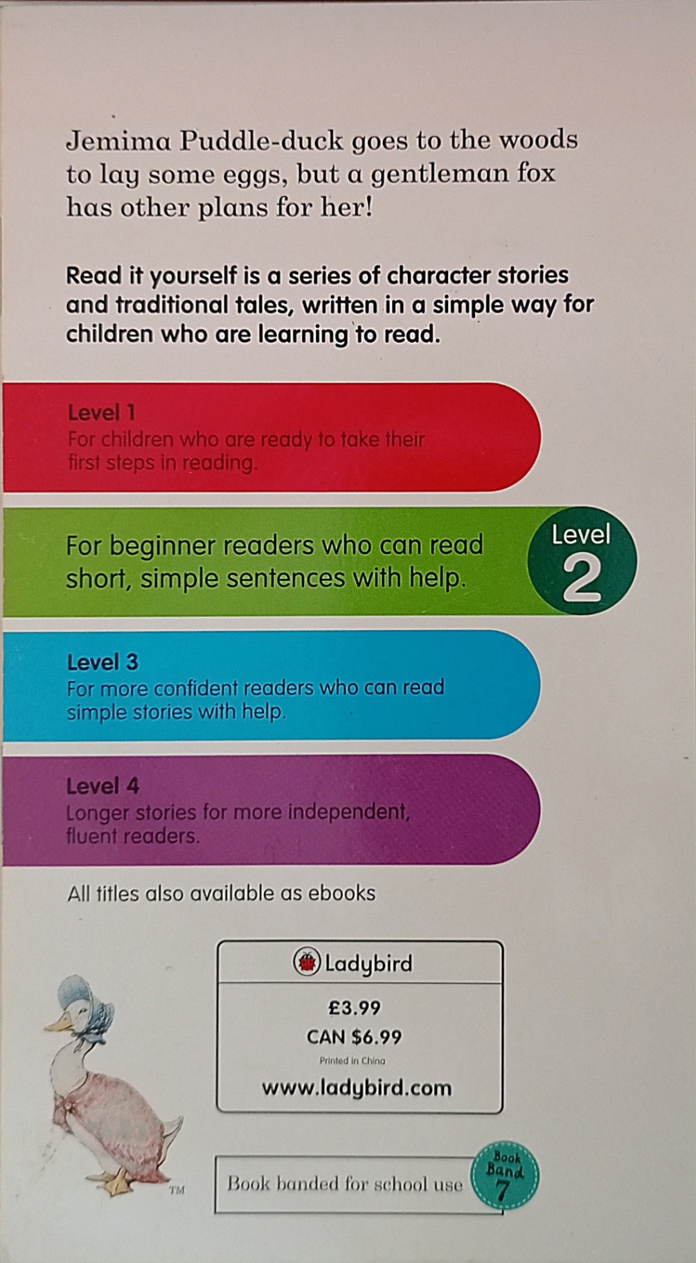 Read it Yourself With Ladybird Level 2: The Tale of Jemima Puddle-Duck