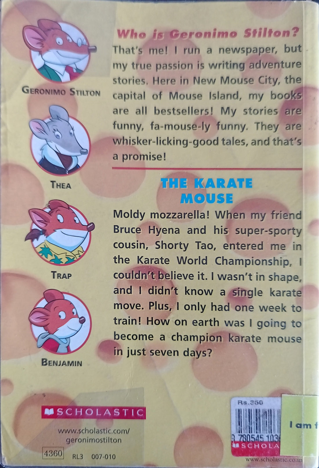 Geronimo Stilton #40 The Karate Mouse
