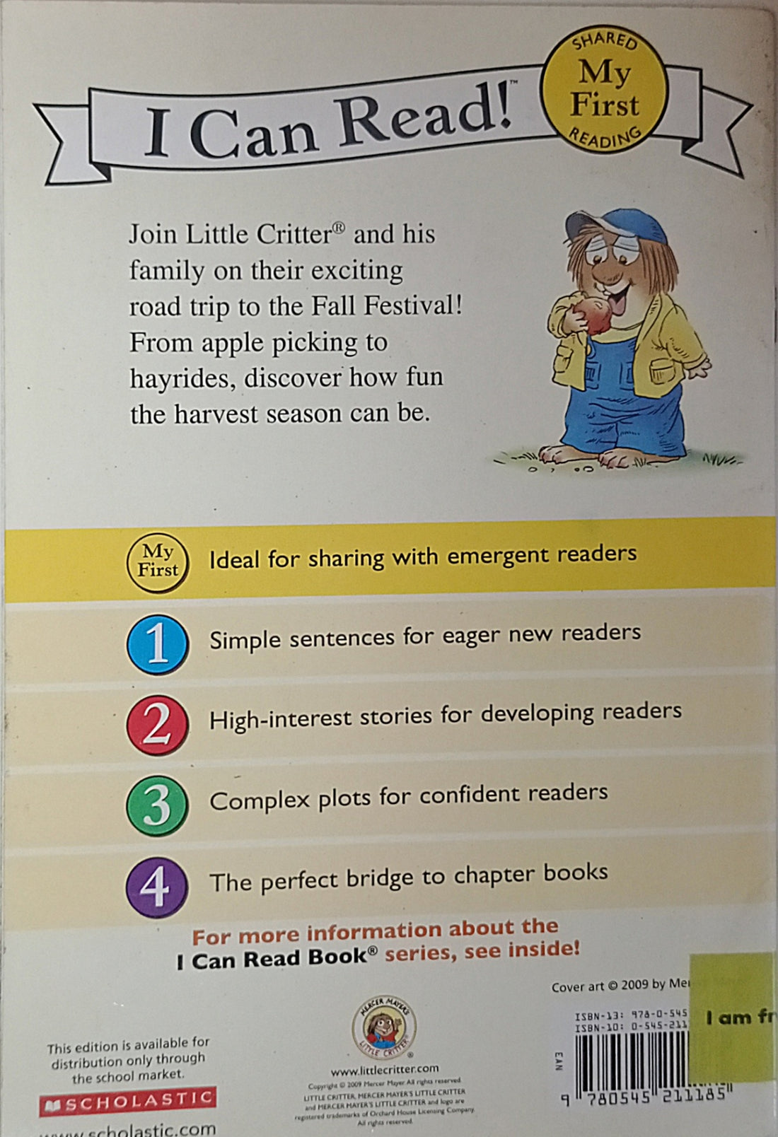 My First I Can Read!: The Fall Festival