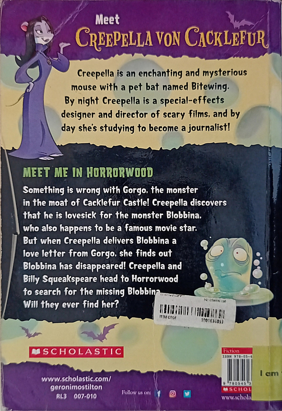 Geronimo Stilton Creepella von Cacklefur #2 Meet me in Horrorwood