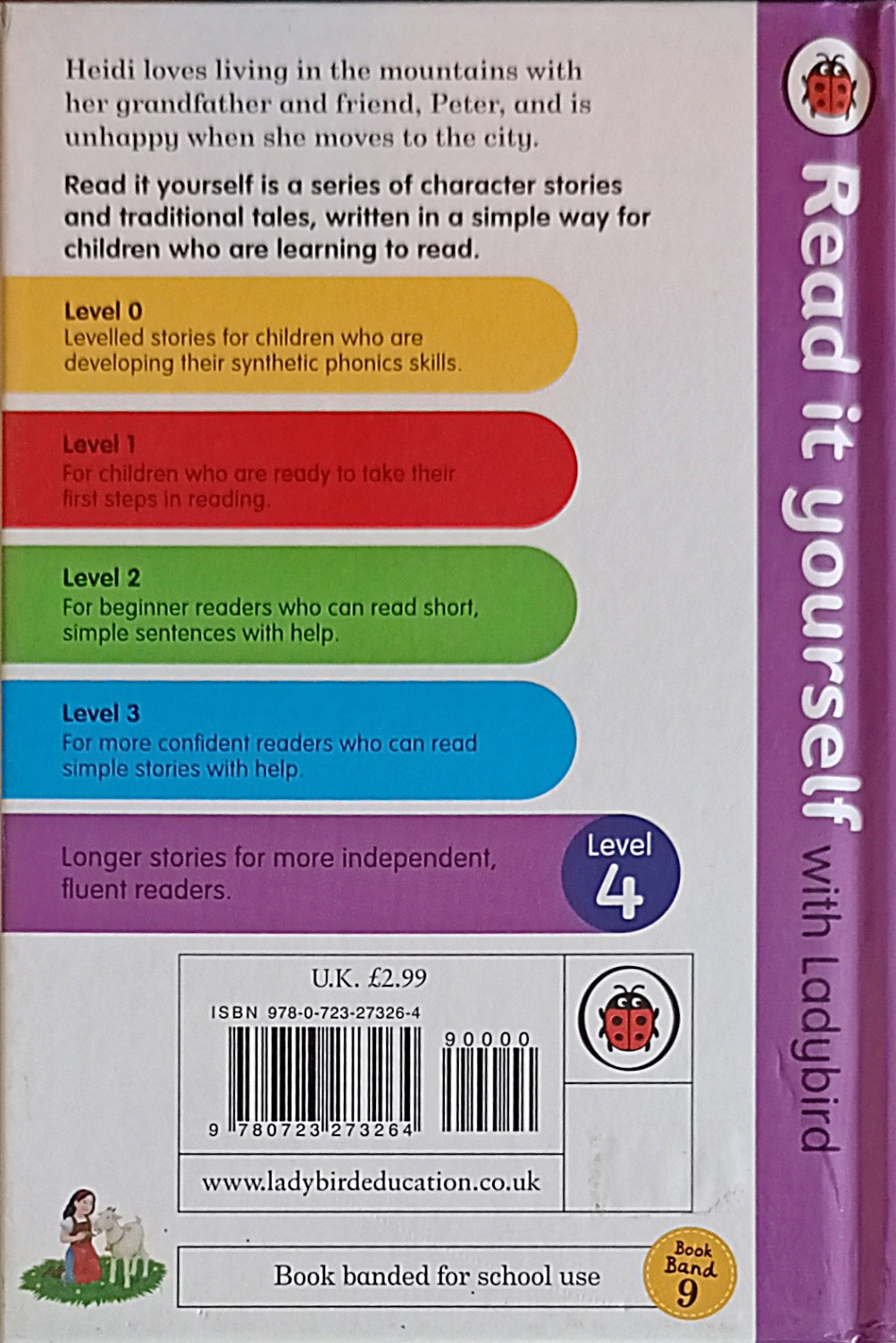 Read it Yourself with Ladybird Level 4: Heidi