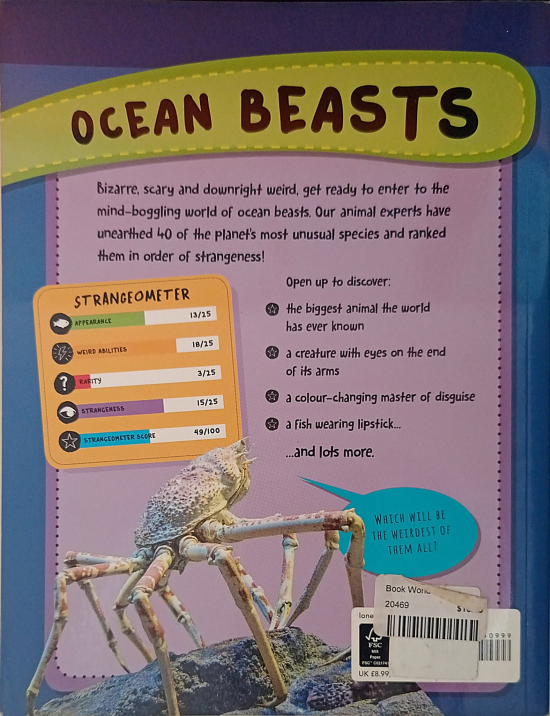 Lonely Planet Kids: World's Strangest Ocean Beasts