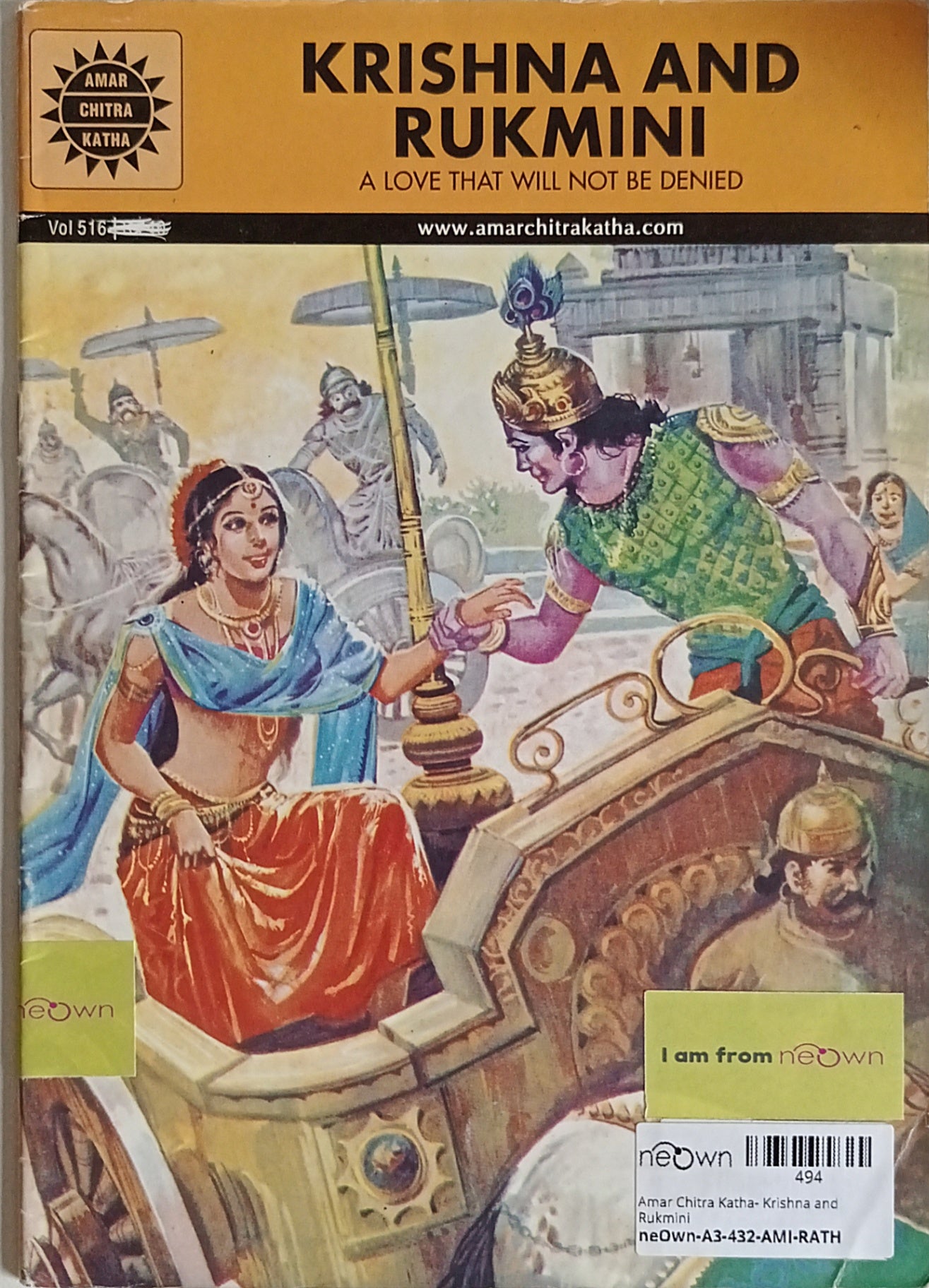 Amar Chitra Katha- Krishna and Rukmini