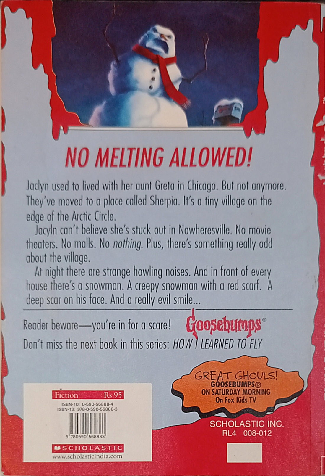 Goosebumps #51 Beware, The Snowman