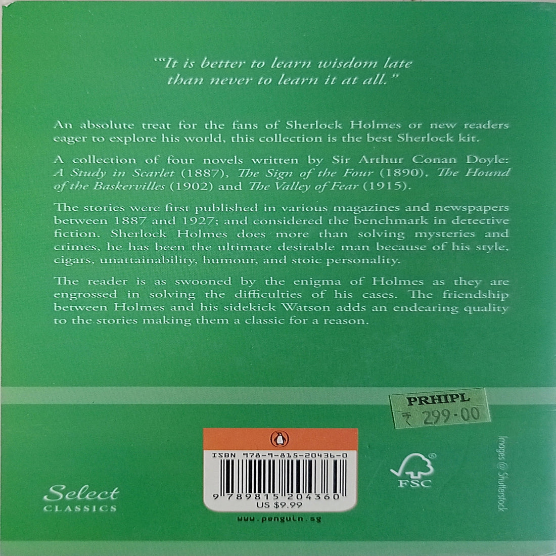 The Complete Novels of Sherlock Holmes (Select Classics)