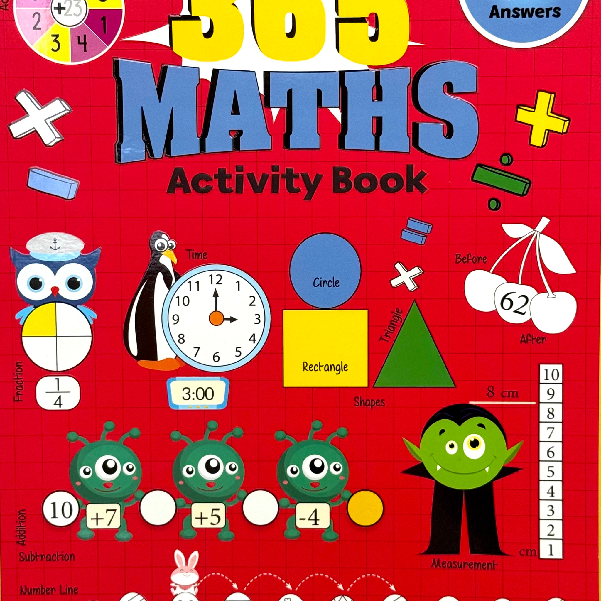 365 Maths Activity Book For Kids: Age 5+