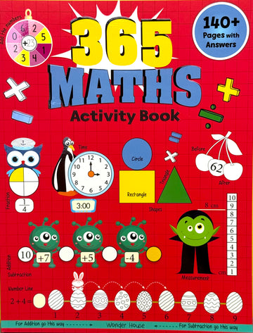 365 Maths Activity Book For Kids: Age 5+