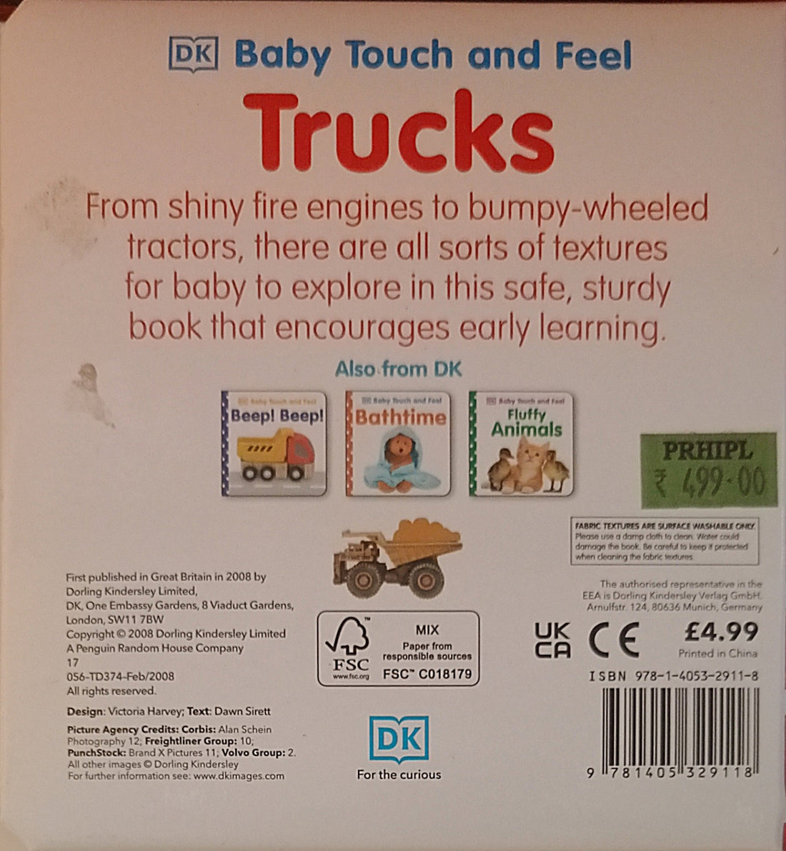 Baby Touch and Feel: Trucks (Baby Touch and Feel)