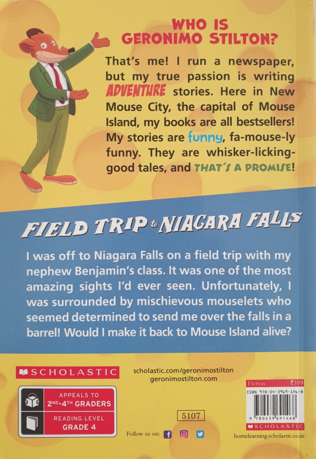 Geronimo Stilton #24 Field Trip To Niagara Falls