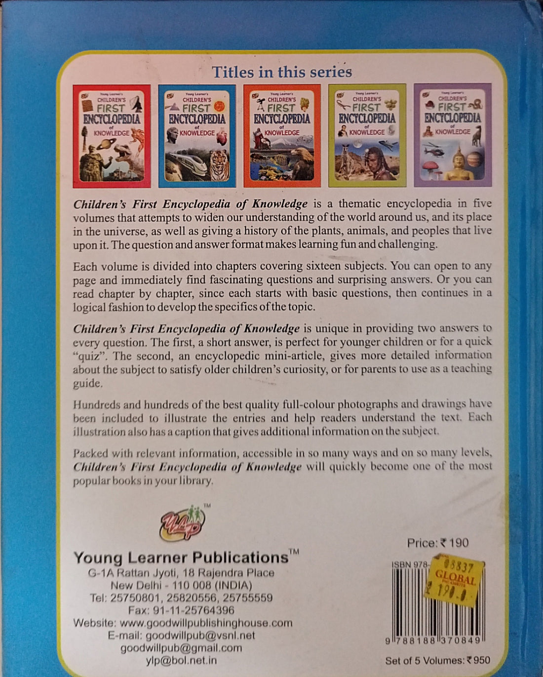 Young Learner's Children's First Encyclopedia of Knowledge