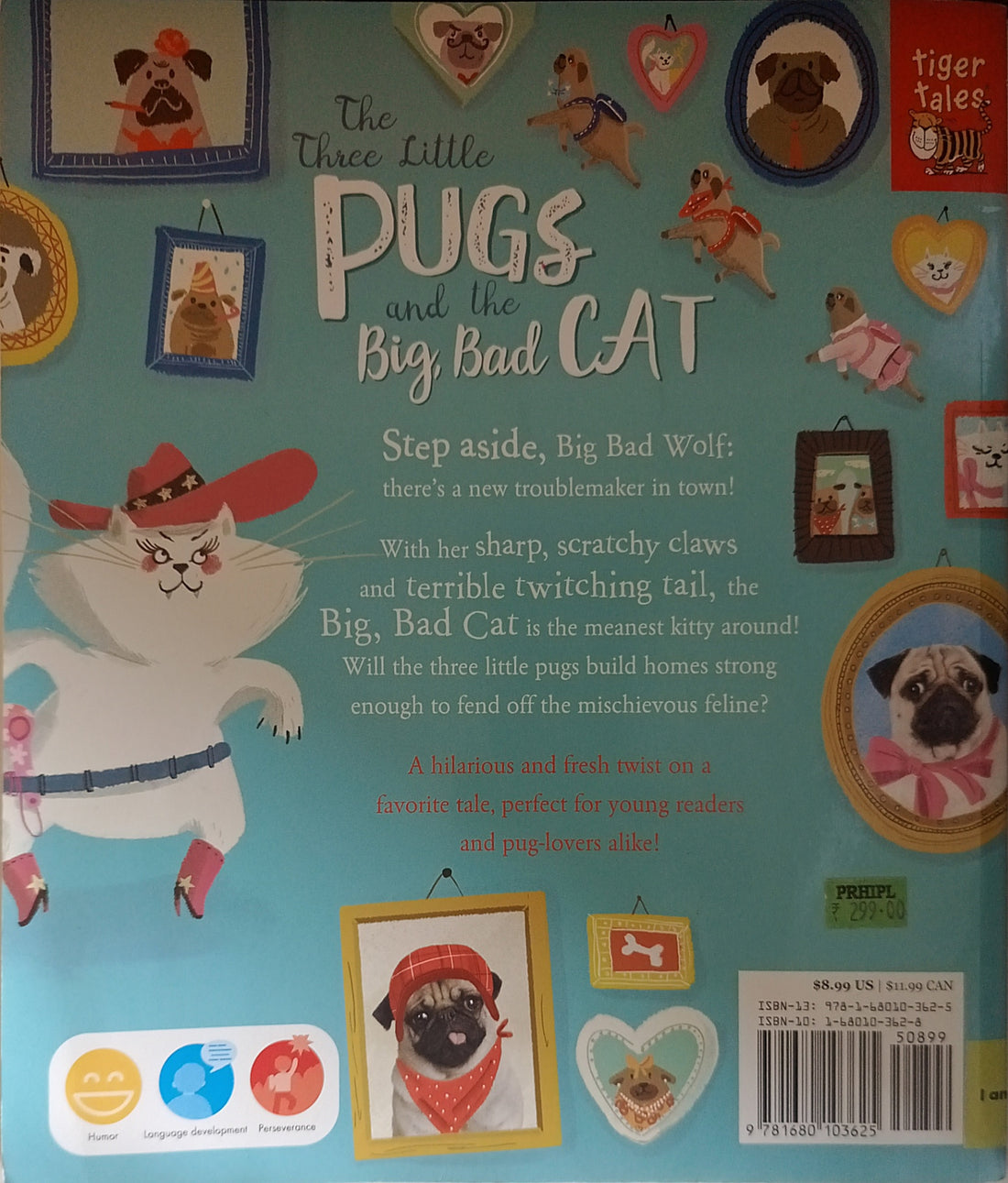 Let's Read Together: The Three Little Pugs and the Big, Bad Cat