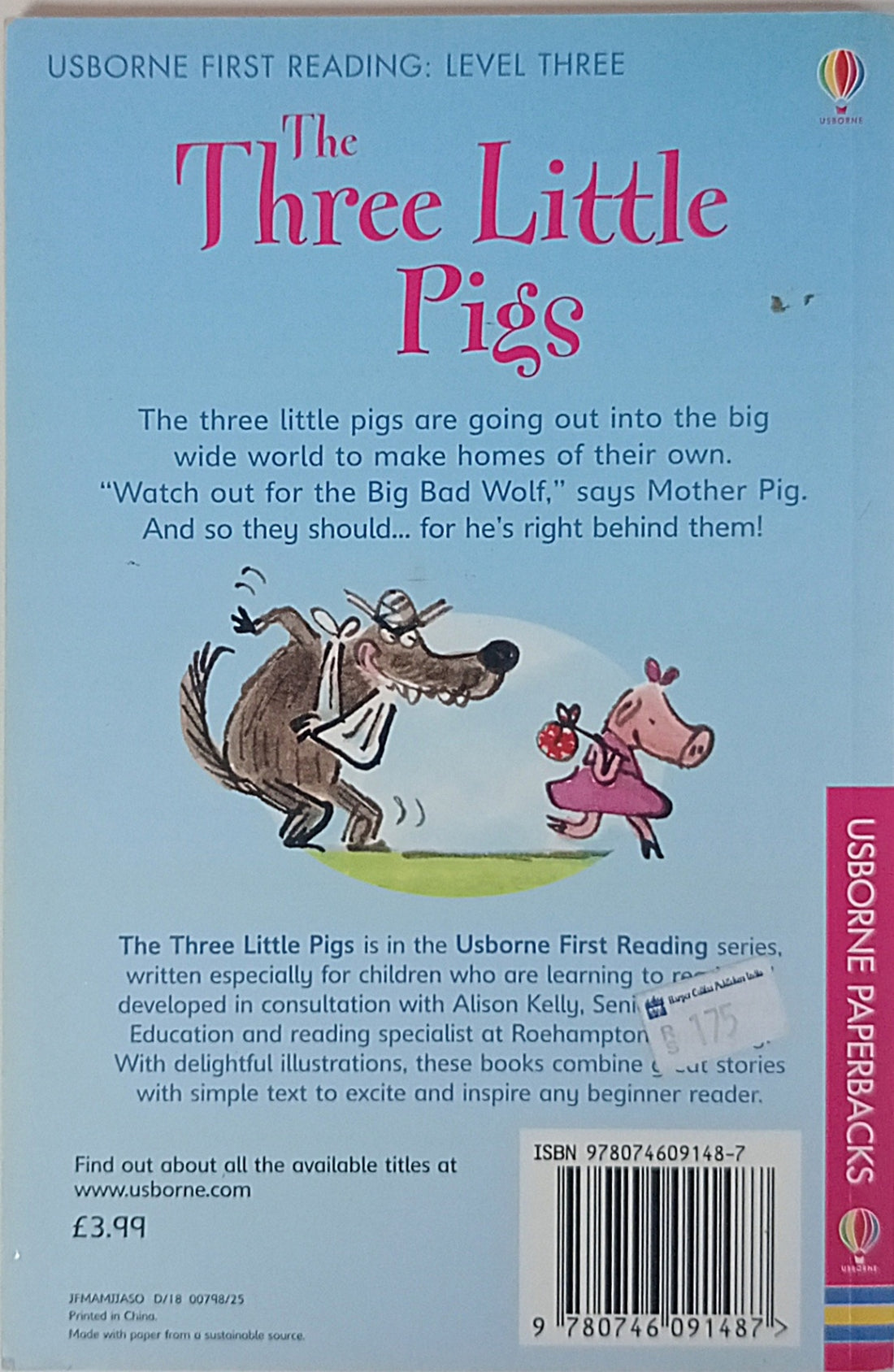 Usborne First Reading Level 3: The Three Little Pigs