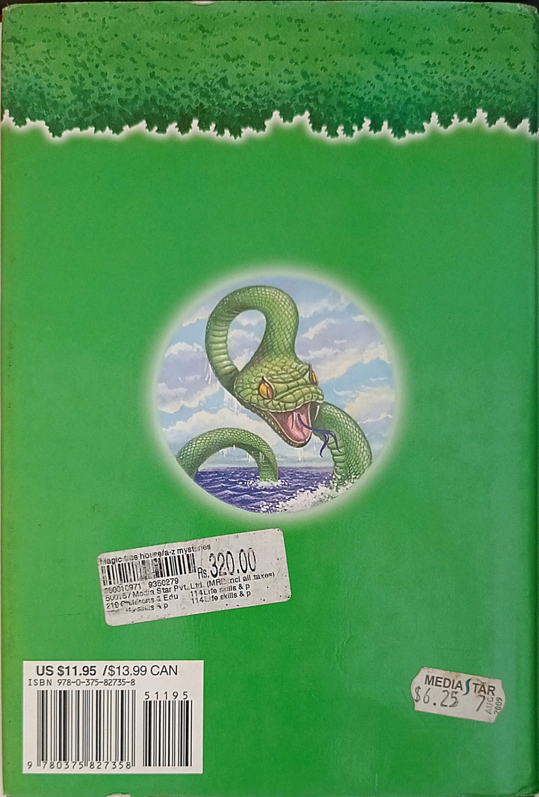 Magic Tree House Merlin Missions #3 Summer of the Sea Serpent