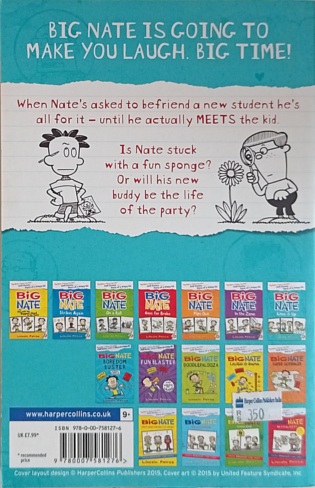 Big Nate #7 Lives It Up