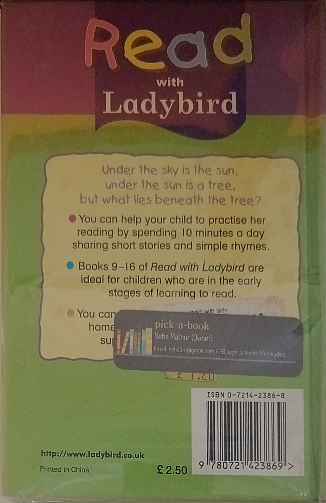 Read With Ladybird Level 2: Under the Sky